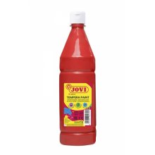 Jovi Tempera Paint Tempera Liquida - Base Agua - Lista para Usar - Alto Poder Cubriente - Secado Rapido - Excelente Fluidez - Adherencia en Multiples Superficies - Color Rojo