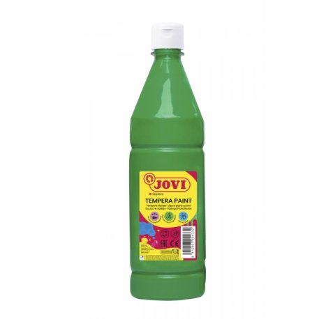 Jovi Tempera Paint Tempera Liquida - Base Agua - Lista para Usar - Alto Poder Cubriente - Secado Rapido - Excelente Fluidez - Adherencia en Multiples Superficies - Color Verde