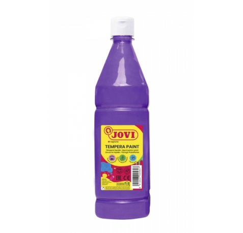 Jovi Tempera Paint Tempera Liquida - Base Agua - Lista para Usar - Alto Poder Cubriente - Secado Rapido - Excelente Fluidez - Adherencia en Multiples Superficies - Color Morado