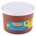 Jovi Finger Paint Bote de 500ml Pintura de Dedos - Ingredientes Naturales - Colores Mezclables - Textura Gelatinosa - Lavable - Color Marrón