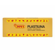 Jovi Caja de 15 Pastillas de Plastilina 150gr - 100% Vegetal - Muy Moldeable - No Se Seca - sin Gluten - Inocua y No Toxica - Color Naranja
