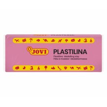 Jovi Caja de 15 Pastillas de Plastilina 150gr - Pasta Vegetal - No Endurece - sin Gluten - Inocua - Facil de Moldear - Ideal para Volumen y Moldes - Color Rosa