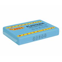 Jovi Caja de 15 Pastillas de Plastilina 350gr - No Se Seca - sin Gluten - Inocua - Facil de Moldear - Ideal para Figuras en Volumen - Color Azul