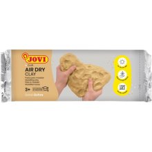 Jovi Air Dry Pasta para Modelar 1000gr - Endurecible al Aire - Tacto Fresco - Facil de Moldear - Multi-Superficie - Secado en 24H - Acabado Fino - Color Ocre