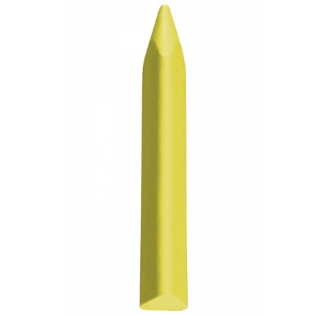 Jovi Triwax Estuche de 12 Ceras - Triangulares - No Manchan - Trazo Suave - Gran Rendimiento - Facil Agarre - Apto para Sacapuntas - Libre de Alergenos - Color Amarillo