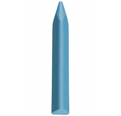 Jovi Triwax Estuche de 12 Ceras - Triangulares - No Manchan - Resistentes - Trazo Suave - Facil Agarre - Apto para Sacapuntas - Libre de Alergenos - Color Azul