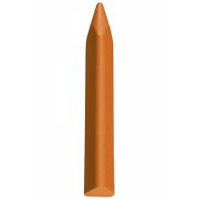 Jovi Triwax Estuche de 12 Ceras - Triangulares - No Manchan Ni Se Rompen - Trazo Suave - Gran Rendimiento - Facil Agarre - Apto para Sacapuntas - Libre de Alergenos - Color Naranja