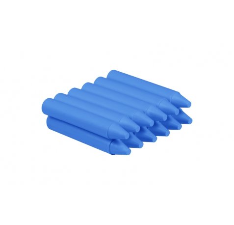 Jovi Estuche de 12 Ceras - No Manchan - No Huelen - Resistentes - Deslizan Bien - Faciles de Afilar - Desarrollan Motricidad Fina - Color Azul