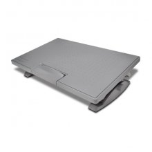 Kensington Smartfitâ?¢ Solemateâ?¢ Pro Reposapies con Amplia Superficie de Apoyo - Altura, Angulo e Inclinacion Ajustables - Base Antideslizante - Mejora Postura y Circulacion - Color Gris