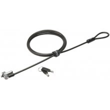 Kensington N17 Candado con Llave para Ordenadores Portatiles Dell - Cabezal Resistente - Tecnologia Hidden Pin - Cable de Acero Al Carbono - Plata