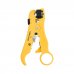 Vention Pelacables - Cuchilla con Regulacion de Profundidad de Corte - Doble Resorte - Retorno Automatico Suave - Mango Antideslizante - Color Amarillo