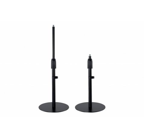 Kensington A1010 Soporte de Sobremesa Telescopico para Microfonos de Videoconferencia, Camaras Web y Sistemas de Iluminacion - Extensible de 305 a 483mm - Organizacion de Cables - Base Antideslizante - Configuracion Profesional