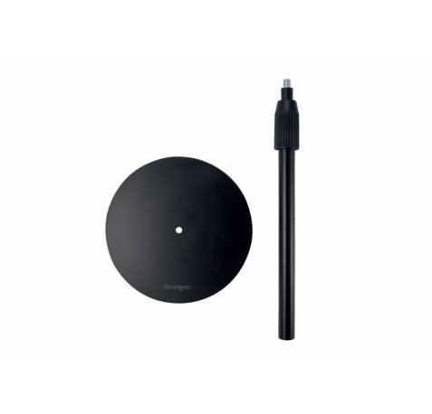 Kensington A1010 Soporte de Sobremesa Telescopico para Microfonos de Videoconferencia, Camaras Web y Sistemas de Iluminacion - Extensible de 305 a 483mm - Organizacion de Cables - Base Antideslizante - Configuracion Profesional