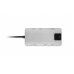 Kensington UH1400P Hub USB-C 3x USB 3.2, 1x USB-C hasta 85W , 1x HDMI 2.0, Lector SD, Lector MicroSD - Color Plata