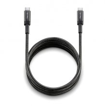 NGS Cable 2.0 USB-C Macho a USB-A Macho - Carga Ultrarapida hasta 100W - Longitud 2m - Color Negro