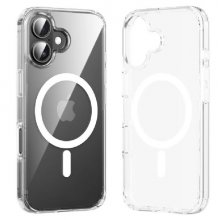 Vention Funda Rigida para Iphone 16 Pro Max - Anillo Magnetico MagSafe - Compatible con Carga Inalambrica - Resistente al Amarilleo - Color Transparente