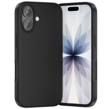 Vention Funda de Silicona para Iphone 17 - Anillo Magnetico MagSafe - Compatible con Carga Inalambrica - Color Negro