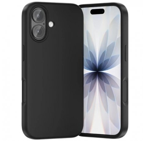 Vention Funda de Silicona para Iphone 17 - Anillo Magnetico MagSafe - Compatible con Carga Inalambrica - Color Negro