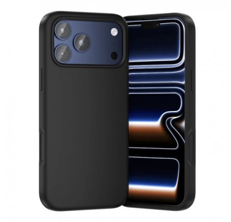 Vention Funda de Silicona para Iphone 17 Pro Max - Anillo Magnetico MagSafe - Compatible con Carga Inalambrica - Color Negro
