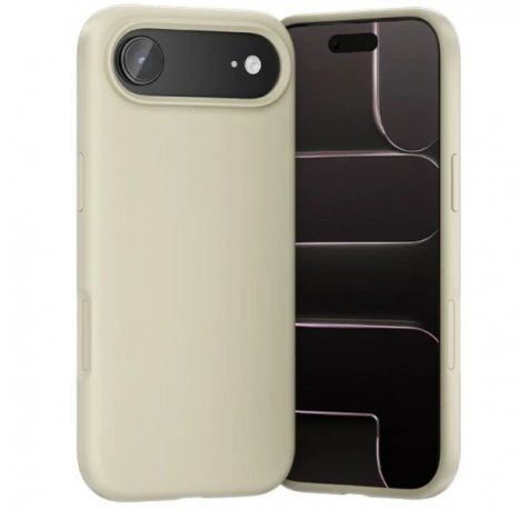 Vention Funda de Silicona para Iphone 17 Air - Anillo Magnetico MagSafe - Compatible con Carga Inalambrica - Color Beige
