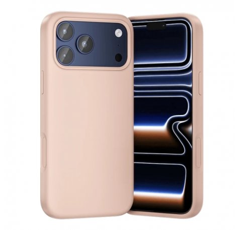 Vention Funda de Silicona para Iphone 17 Pro - Anillo Magnetico MagSafe - Incluye Accesorios - Color Rosa