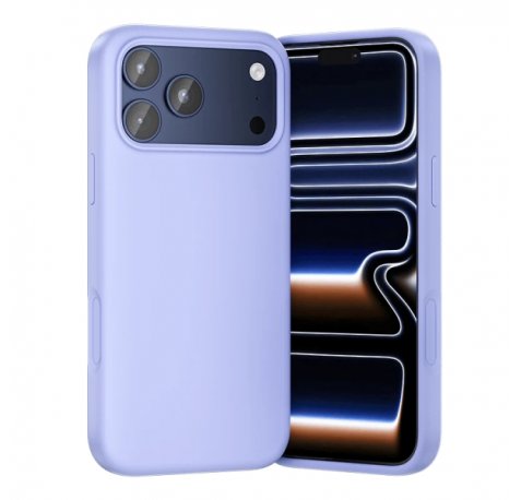 Vention Funda de Silicona para Iphone 17 Pro Max - Anillo Magnetico MagSafe - Compatible con Carga Inalambrica - Color Purpura