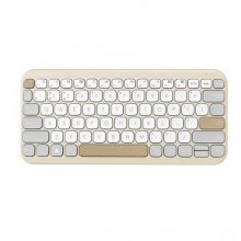 Asus Marshmallow KW100 Teclado  - Bluetooth - Compacto - EspaÃ±ol - Color Beige