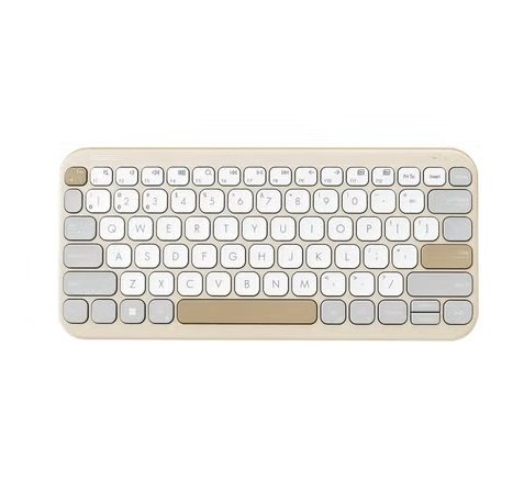Asus Marshmallow KW100 Teclado  - Bluetooth - Compacto - EspaÃ±ol - Color Beige