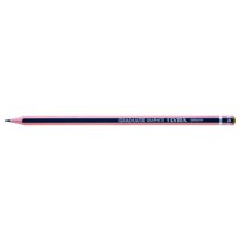 Lyra Graduate Lapiz de Grafito - Hexagonal - Graduacion 2B - Color Gris Oscuro (12 uds)