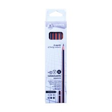 Lyra Graduate Technical Pack de 6 Lapices de Grafito - Graduaciones Surtidas - Color Negro