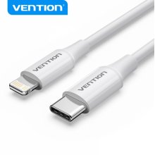 Vention Cable USB-C Macho a Lightning Macho - 1m - Color Blanco