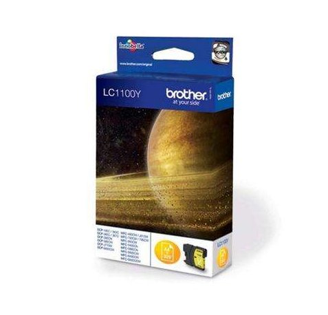 Brother LC1100 Amarillo Cartucho de Tinta Original - LC1100Y