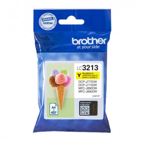Brother LC3213 Amarillo Cartucho de Tinta Original - LC3213Y