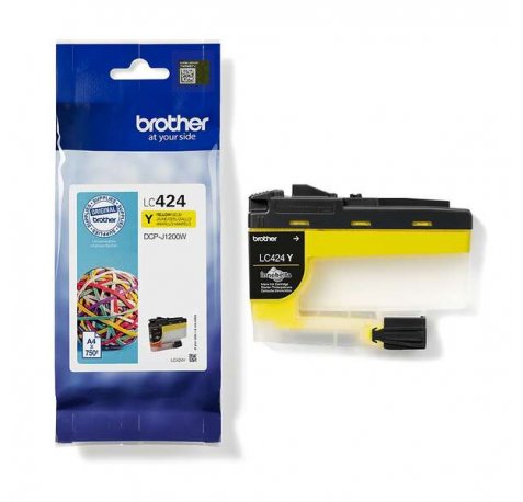 Brother LC424 Amarillo Cartucho de Tinta Original - LC424Y