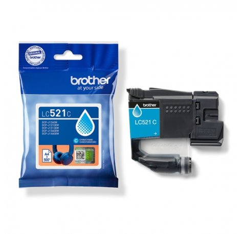Brother LC521 Negro Cartucho de Tinta Original - LC521BK