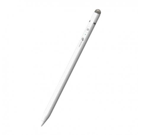 Leotec Stylus ePen Plus Lapiz Digital para Pantalla Tactil - Compatible con Smartphones y Tablets Android, iOS y Windows - Boton On/Off - Apagado Automatico - Autonomia hasta 12h - Punta de Repuesto