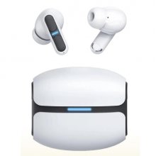 Leotec TWS Gaming Nebula Fit Auriculares Bluetooth 6.0 - Estuche de Carga - Color Blanco