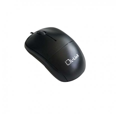 L-Link LL-2080-N Raton Optico USB Negro 1.2m