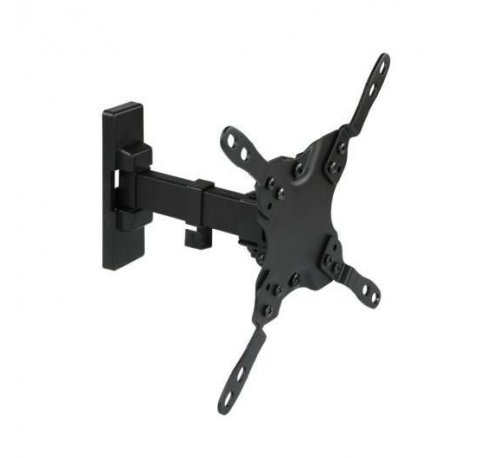 Tooq Soporte de Pared con Brazo para TV de 13"-42" - Giratorio e Inclinable - Gestion de Cables - Peso Max 20kg - VESA 200x200mm - Color Negro