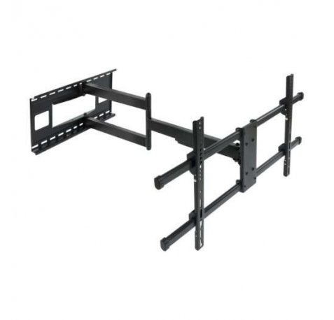 Tooq Soporte de Pared con Brazo Articulado para TV de 43"-80" - Gran Angular - Giratorio e Inclinable - Peso Max 50Kg - VESA 800x400mm - Color Negro