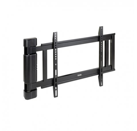 Tooq Orbita Soporte de Pared Electrico para Pantallas de 32"-75" - Regulacion Motorizada - Ajuste Horizontal y Giro - Gestion de Cables - Peso Max 50kg - VESA Max. 600x400mm - Color Negro
