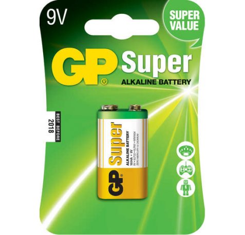 GP Pila Super Alcalina LR09 9V