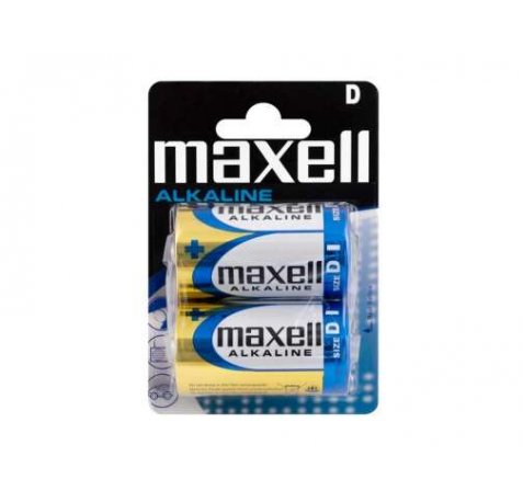 Maxell Pack de 2 Pilas Alcalinas LR20 D