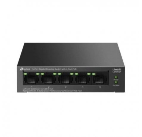 TP-Link TL-LS105GP Switch 5 Puertos 10/100/1000Mbps - POE