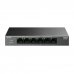TP-Link LS106LP LiteWave Switch 6 Puertos RJ45 100Mbps - No Administrado - 4x PoE - Recuperacion Automatica - Carcasa Metalica - Color Negro