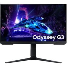 Samsung Odyssey G3 Monitor Gaming 24" FullHD 1080P 100Hz FreeSync - Respuesta 1ms - Ajustable en Altura e Inclinable - Angulo de Vision 178° - 16:9 - HDMI, DisplayPort - VESA 100x100mm