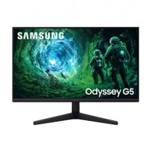 Samsung Odyssey G5 G53F Monitor 27" LED IPS QHD 200Hz FreeSync HDR10 - Respuesta 1ms - HDMI, DisplayPort - VESA 75x75mm - Color Negro Samsung Odyssey G5 G53F Monitor 27" LED IPS QHD 200Hz FreeSync HDR10 - Respuesta 1ms - HDMI, DisplayPort - VESA 75x75mm - Color Negro