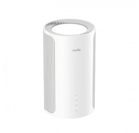 Cudy BE6500 Sistema WiFi 7 Mesh 2.5G - Servidor y Cliente VPN - Ethernet 2.5Gbps - Soporta hasta 200 Dispositivos - Control en la Nube con App - 116x202mm - Color Blanco
