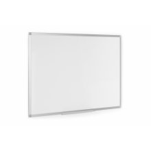 Bi-Office Ayda Pizarra Blanca Melaminada Doble Cara 600x450mm - Permite Colocacion Vertical u Horizontal - Marco de Aluminio Anodizado