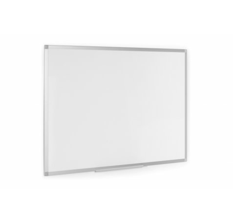Bi-Office Ayda Pizarra Blanca Magnetica 900x600mm - Acero Lacado - Permite Colocacion Vertical u Horizontal - Marco de Aluminio Anodizado